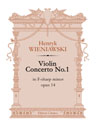 Violin Concerto No. 1 in F-sharp minor, op. 14. Orchestral accompaniment arranged for piano