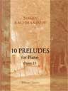 10 Preludes for Piano, op. 23