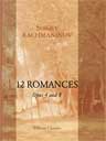 12 Romances, op. 4 and 8. Text in Russian