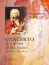 Concerto in A minor for Two Violins and Orchestra. Orchestral accompaniment arranged for piano