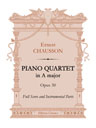 Piano Quartet in A major, op. 30. Full Score and Instrumental Parts