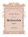 Mefistofele. Opera. Vocal Score. Text in Italian