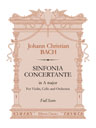 Sinfonia Concertante in A major. For Violin, Cello, and Orchestra. Full Score