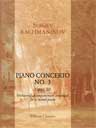 Piano Concerto No. 3, op. 30. Orchestral accompaniment arranged for a second piano