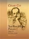 Ten Five-Finger Pieces, op. 74. For Piano 4-hands