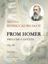 From Homer, Op. 60. Prelude-cantata. Full Score. Text in Russian and German
