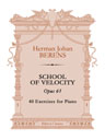 School of Velocity, op. 61. 40 Exercises for Piano