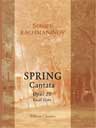 Spring. Cantata, op. 20. Vocal Score. Text in Russian and German