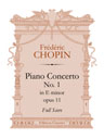 Piano Concerto No. 1 in E minor, Op. 11. Full Score. Orchestration by Mily Balakirev