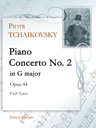 Piano Concerto No. 2 in G major, op. 44. Full Score