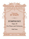 Symphony, op. 25. For Piano and Orchestra. Full Score
