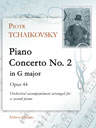 Piano Concerto No. 2 in G major, op. 44. Orchestral accompaniment arranged for a second piano