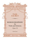 Russian Rhapsody for Violin and Orchestra, op. 32. Full Score