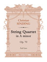 String Quartet in A minor, op. 70. Full Score