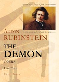 The Demon. Opera. Vocal Score. Anton Rubinstein.